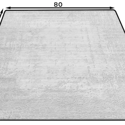 Teppichstück 80x150 cm ZORION - grau