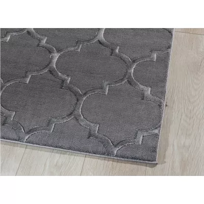 Klassischer Teppich 160x220 cm DUNE - grau