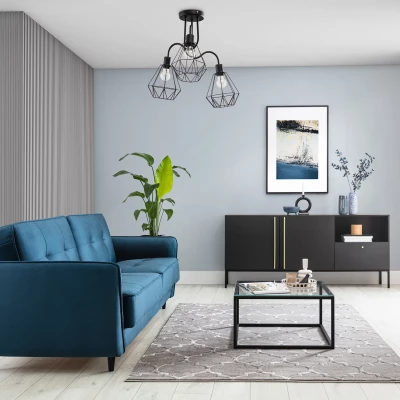 Klassischer Teppich 80x150 cm DUNE - grau