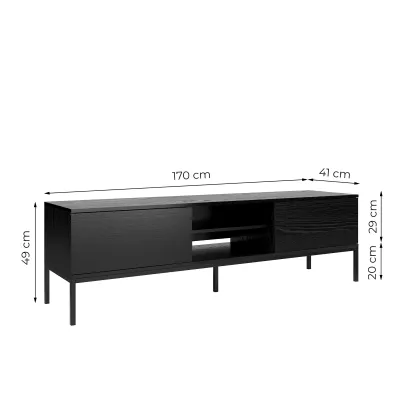 TV-Ständer FLORIS – schwarz