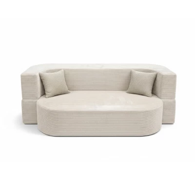 Dreisitzer-Sofa ZOYA – Cremeweiß