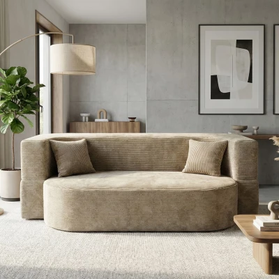 Dreisitzer-Sofa ZOYA – beige