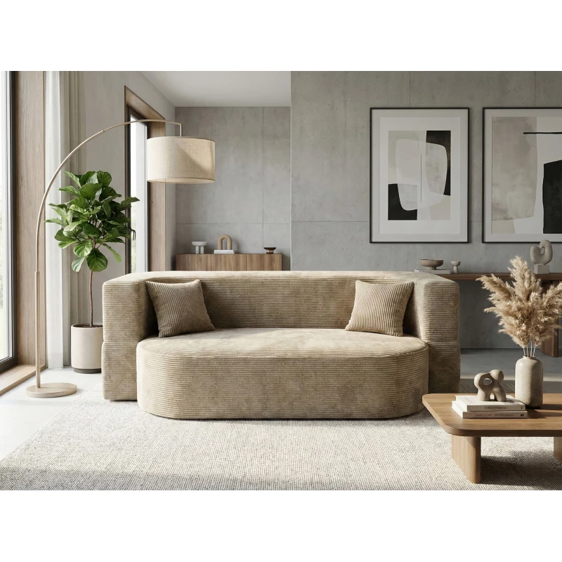 Dreisitzer-Sofa ZOYA – beige