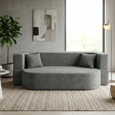 Dreisitzer-Sofa ZOYA – grau