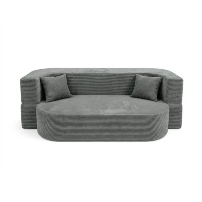 Dreisitzer-Sofa ZOYA – grau