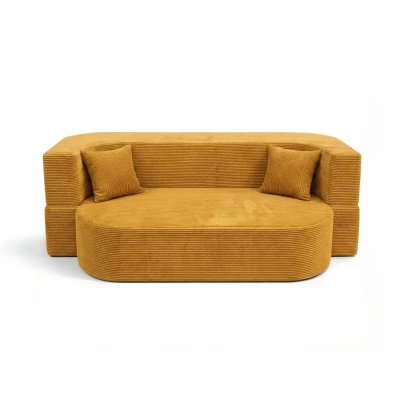 Dreisitzer-Sofa ZOYA - Senfgelb