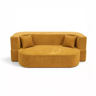 Dreisitzer-Sofa ZOYA - Senfgelb
