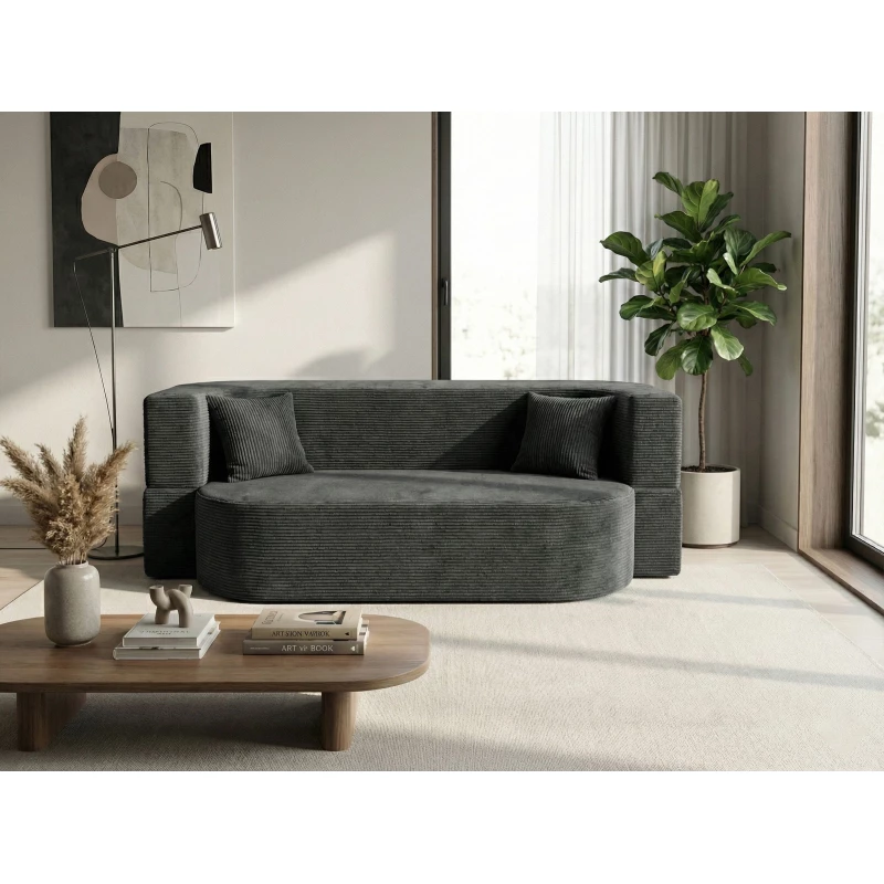 Dreisitzer-Sofa ZOYA – Anthrazit