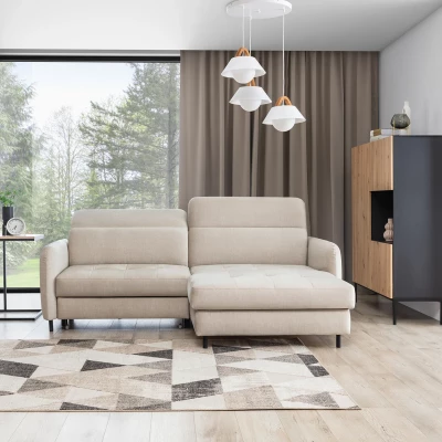 Geometrischer Teppich 80x150 cm HOLLIS - beige