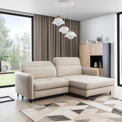 Geometrischer Teppich 80x150 cm HOLLIS - beige