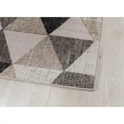 Geometrischer Teppich 80x150 cm HOLLIS - beige