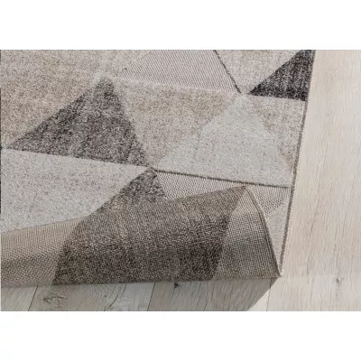 Geometrischer Teppich 80x150 cm HOLLIS - beige