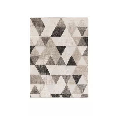 Geometrischer Teppich 80x150 cm HOLLIS - beige