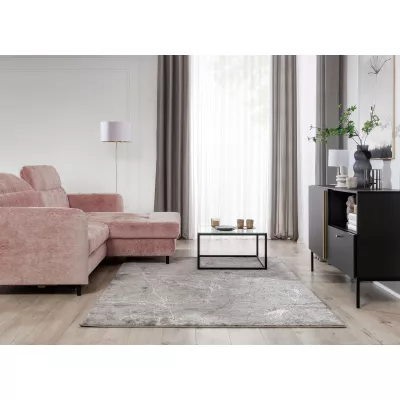 Rechteckiger Teppich 120x180 cm REESE - grau