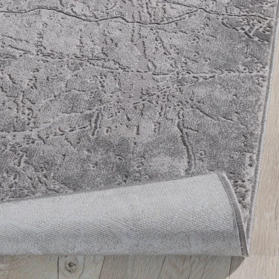Rechteckiger Teppich 160x220 cm REESE - grau