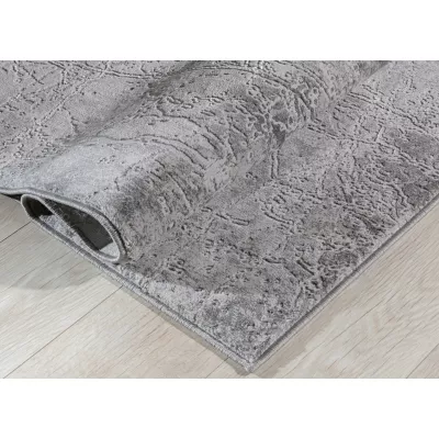 Rechteckiger Teppich 80x150 cm REESE - grau