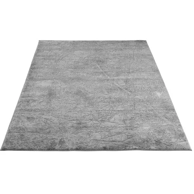 Rechteckiger Teppich 80x150 cm REESE - grau