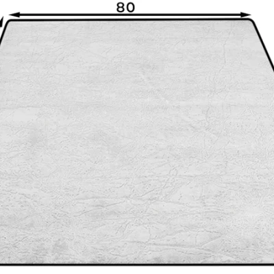Rechteckiger Teppich 80x150 cm REESE - grau