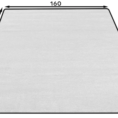 Rechteckiger Teppich 160x230 cm NIKOLAI - grau