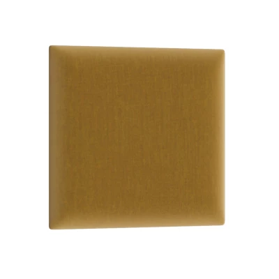 Gepolstertes Wandpaneel 30x30 VALERIO - Senfgelb