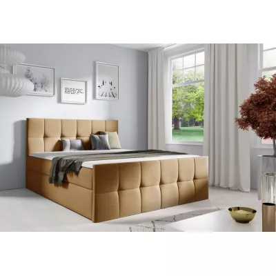 Einzelbett CHLOE – 120 x 220 cm, hellbraun + GRATIS Matratzenauflage