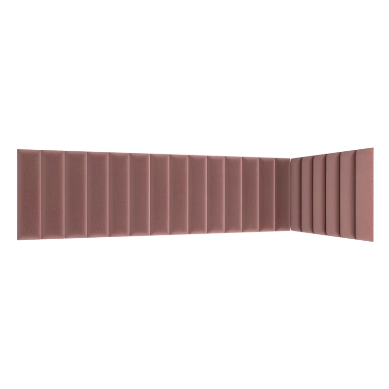 Set gepolsterter Paneele 210x90x60 VALERIO - rosa