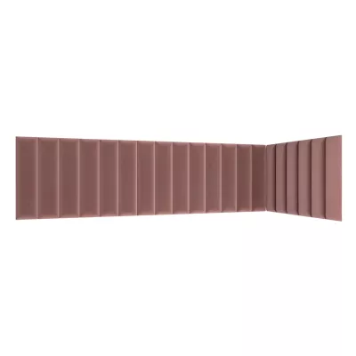 Set gepolsterter Paneele 210x90x60 VALERIO - rosa