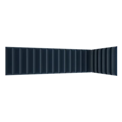 Set gepolsterter Paneele 210x90x60 VALERIO - blau