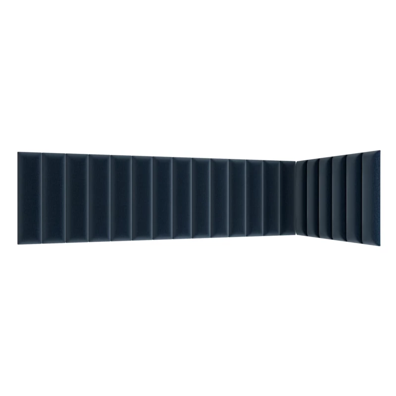 Set gepolsterter Paneele 210x90x60 VALERIO - blau