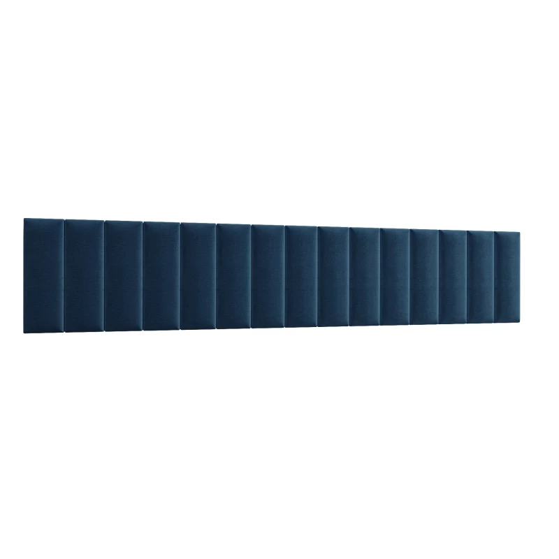 Set gepolsterter Wandpaneele 300x60 VALERIO - blau