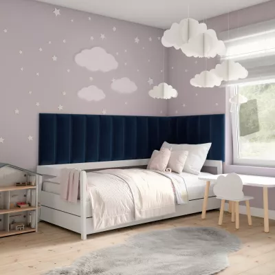 Set gepolsterter Wandpaneele 300x60 VALERIO - blau