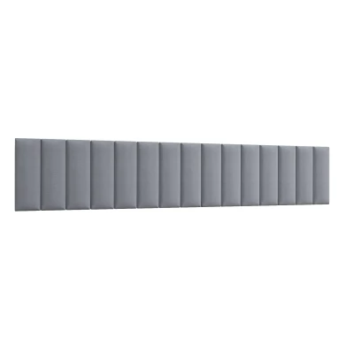 Set gepolsterter Wandpaneele 300x60 VALERIO - Hellgrau