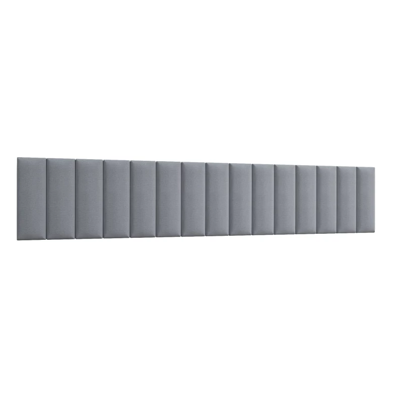 Set gepolsterter Wandpaneele 300x60 VALERIO - Hellgrau