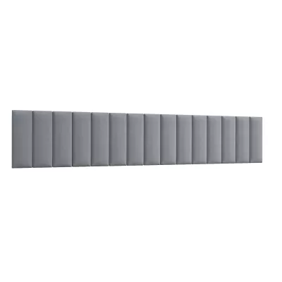 Set gepolsterter Wandpaneele 300x60 VALERIO - Hellgrau