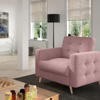 Polstersessel SASHA – Hellrosa