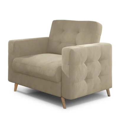 Polstersessel SASHA – hellbeige