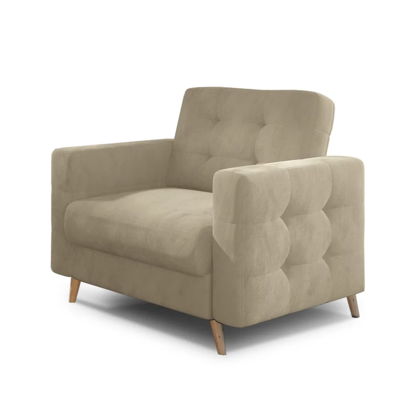 Polstersessel SASHA – hellbeige