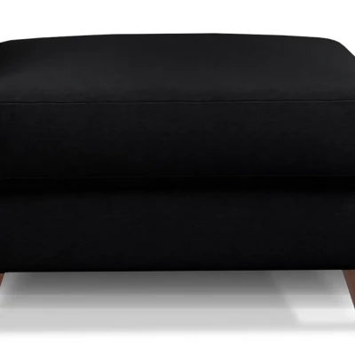 Gepolsterter Hocker SASHA – schwarz