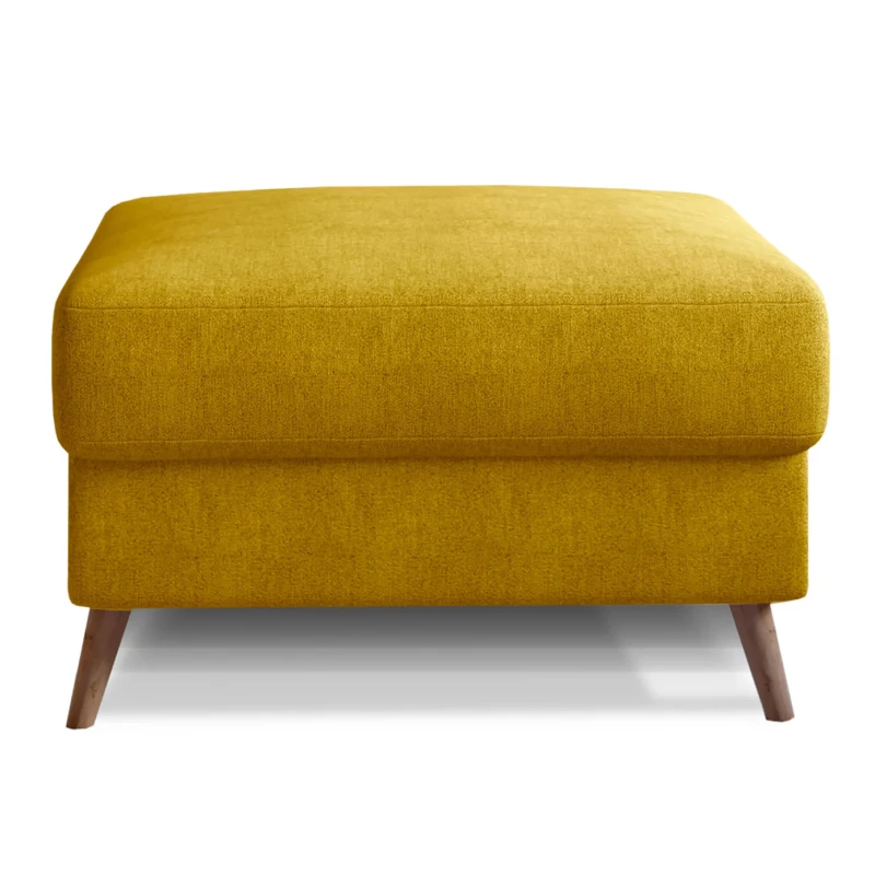 Gepolsterter Hocker SASHA – gelb