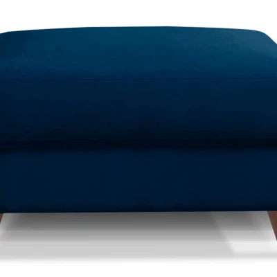 Gepolsterter Hocker SASHA – marineblau