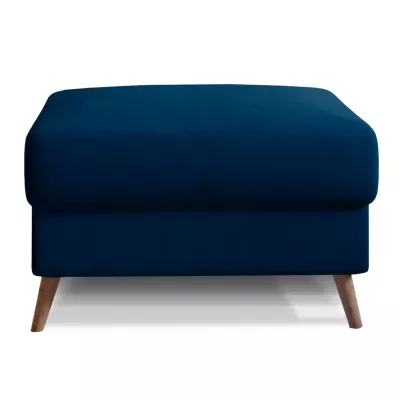 Gepolsterter Hocker SASHA – marineblau