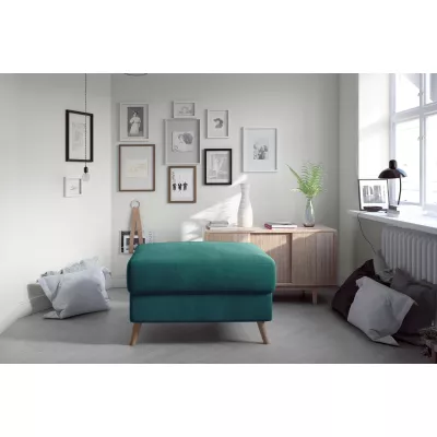Gepolsterter Hocker SASHA - Kerosin