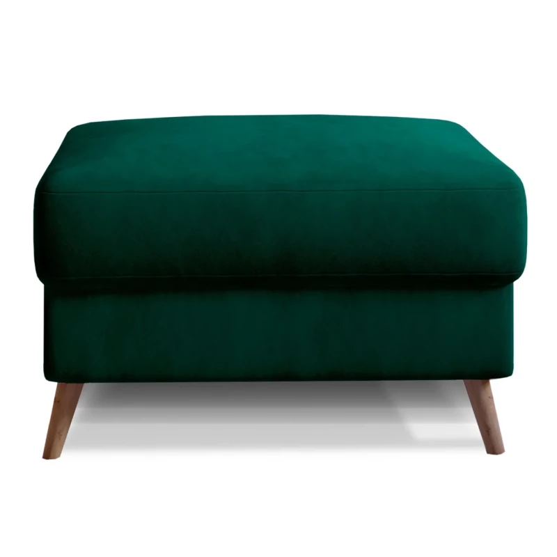 Gepolsterter Hocker SASHA – grün