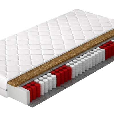 Mittelfeste Taschenfederkernmatratze 140x200 MELANTHA 1