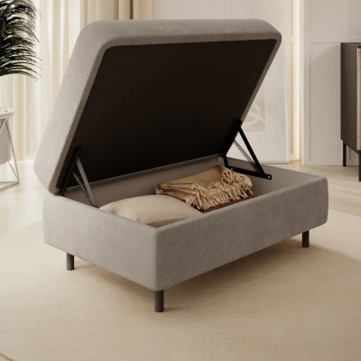 Hocker mit Stauraum ZULEYKA - beige