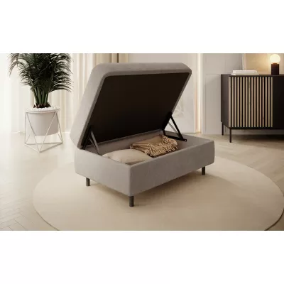 Hocker mit Stauraum ZULEYKA - beige