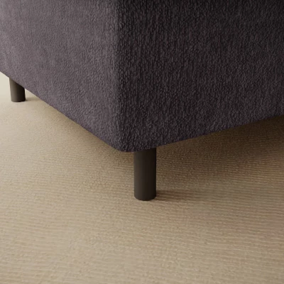 Hocker mit Stauraum ZULEYKA - dunkelgrau