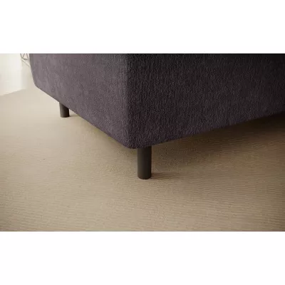 Hocker mit Stauraum ZULEYKA - dunkelgrau