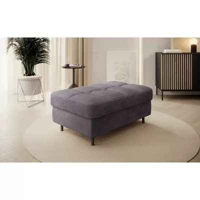 Hocker mit Stauraum ZULEYKA - dunkelgrau