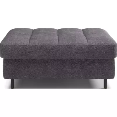Hocker mit Stauraum ZULEYKA - dunkelgrau